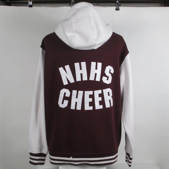 CHEER TEAM LETTERMAN HOODIE JACKET - Picture 5 of 14